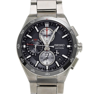 セイコー アストロン ネクスター SBXC151 ブラック/シルバー メンズ 時計 【中古】【wristwatch】
