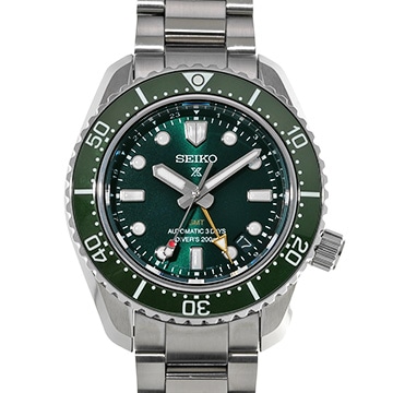 セイコー プロスペックス ダイバースキューバ 1968 メカニカルダイバーズ 現代デザイン GMT SBEJ009 グリーン メンズ 時計 【中古】【wristwatch】