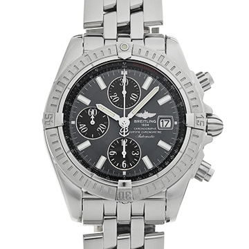 ブライトリング クロノマット エボリューション A156F17PA グレー/ブラック メンズ 時計 【中古】【wristwatch】