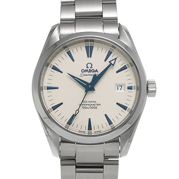 オメガ シーマスター アクアテラ コーアクシャル 2503.33 ホワイト メンズ 時計 【中古】【wristwatch】