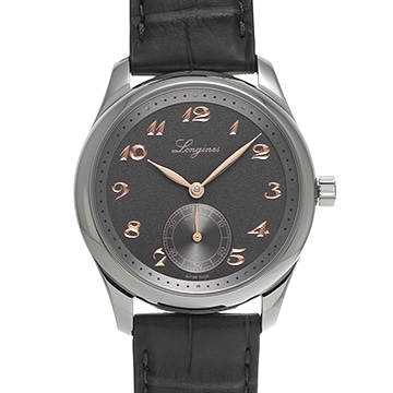 ロンジン マスターコレクション L2.843.4.63.2 グレー メンズ 時計 【中古】【wristwatch】