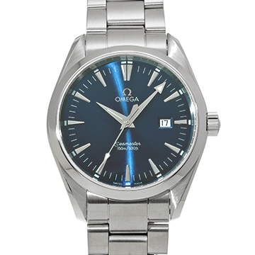 オメガ シーマスター アクアテラ クォーツ 2517.80 ブルー メンズ 時計 【中古】【wristwatch】