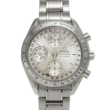オメガ スピードマスター トリプルカレンダー 3523.30 シルバー メンズ 時計 【中古】【wristwatch】