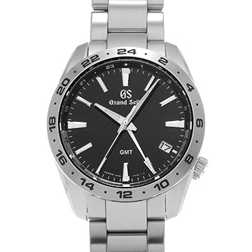 グランドセイコー スポーツコレクション クォーツ GMT SBGN027 ブラック メンズ 時計 【中古】【wristwatch】