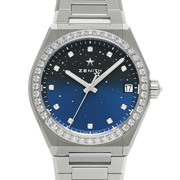 ゼニス デファイ ミッドナイト 16.9200.670/01.MI001 ブルー・グラデーション/ダイヤモンド ユニセックス 時計 【中古】【wristwatch】