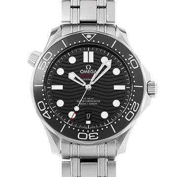 オメガ シーマスター ダイバー300 コーアクシャル マスタークロノメーター 210.30.42.20.01.001 ブラック メンズ 時計 【中古】【wristwatch】