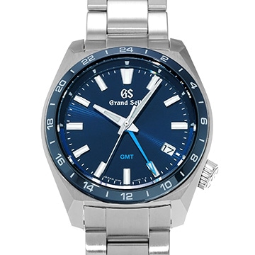 グランドセイコー スポーツコレクション クォーツ GMT SBGN021 ブルー メンズ 時計 【中古】【wristwatch】