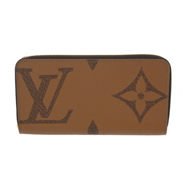 ルイ ヴィトン モノグラムジャイアントリバース ジッピーウォレット ブラウン M69353 モノグラムジャイアントキャンバス ユニセックス 財布 【中古】【purse】