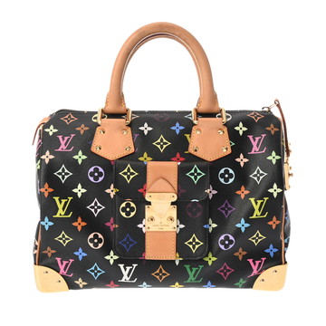 ルイ ヴィトン モノグラムマルチカラー スピーディ 30 ノワール M92642 モノグラムキャンバス レディース バッグ 【中古】【bag】