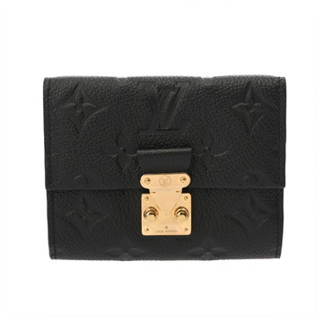 ルイ ヴィトン モノグラムアンプラント ポルトフォイユ サラ メティス ノワール M80880 レザー ユニセックス 財布 【中古】【purse】