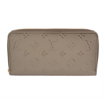 ルイ ヴィトン モノグラムヴェルニ ジッピーウォレット  シャンパーニュメタリゼグレー M68642 ヴェルニ ユニセックス 財布 【中古】【purse】