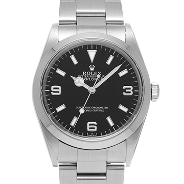 ロレックス エクスプローラー 14270 ブラック メンズ 時計 【中古】【wristwatch】