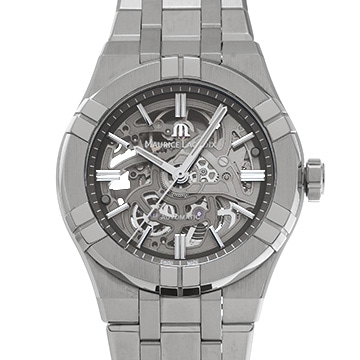 モーリス ラクロア アイコン オートマティック スケルトン AI6007-SS002-030-1 グレー メンズ 時計 【中古】【wristwatch】