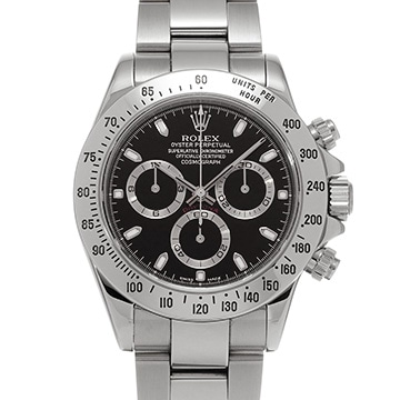 ロレックス コスモグラフ デイトナ 116520 ブラック メンズ 時計 【中古】【wristwatch】