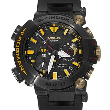 カシオ G-SHOCK MR-G フロッグマン Wアニバーサリー MRG-BF1000E-1A9JR ブラック メンズ 時計 【中古】【wristwatch】