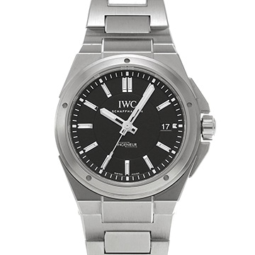 IWC インヂュニア オートマティック IW323902 ブラック メンズ 時計 【中古】【wristwatch】