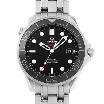 オメガ シーマスター ダイバー300 コーアクシャル 212.30.41.20.01.003 ブラック メンズ 時計 【中古】【wristwatch】