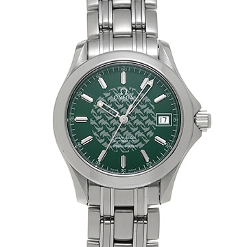 オメガ シーマスター 120 ジャックマイヨール 1998 2506.70 グリーン メンズ 時計 【中古】【wristwatch】