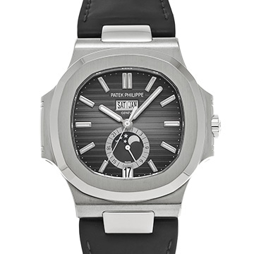パテック フィリップ ノーチラス アニュアルカレンダー ムーンフェイズ 5726A-001 ブラック・グラデーション メンズ 時計 【中古】【wristwatch】