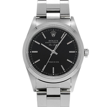 ロレックス エアキング 14000M ブラック メンズ 時計 【中古】【wristwatch】