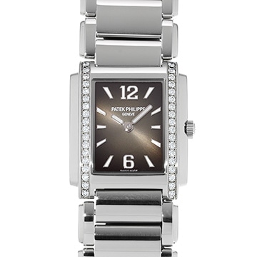 パテック フィリップ トゥエンティ-4 4910/1200A-010 グレー・ソレイユ レディース 時計 【中古】【wristwatch】