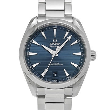オメガ シーマスター アクアテラ コーアクシャル 220.10.41.21.03.004 ブルー メンズ 時計 【中古】【wristwatch】