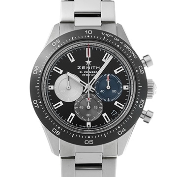 ゼニス クロノマスター エル・プリメロ スポーツ 03.3100.3600/21.M3100 ブラック メンズ 時計 【中古】【wristwatch】