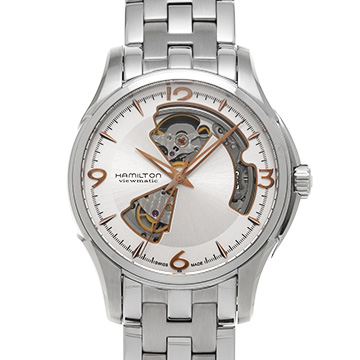 ハミルトン ジャズマスター オープンハート H32565155 シルバー メンズ 時計 【中古】【wristwatch】