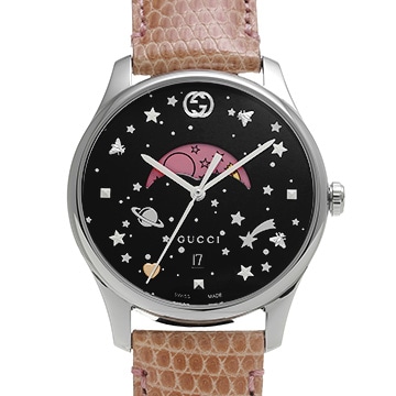 グッチ Gタイムレス YA1264046 ブラック レディース 時計 【中古】【wristwatch】