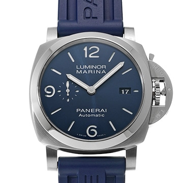 パネライ ルミノールマリーナ PAM01313 ブルー メンズ 時計 【中古】【wristwatch】