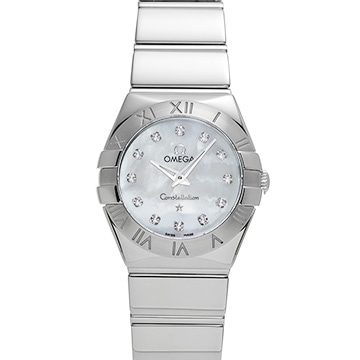 オメガ コンステレーション 123.10.24.60.55.002 ホワイトシェル/ダイヤモンド レディース 時計 【中古】【wristwatch】