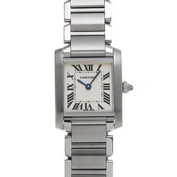 カルティエ タンクフランセーズ SM　 W51008Q3 シルバー レディース 時計 【中古】【wristwatch】