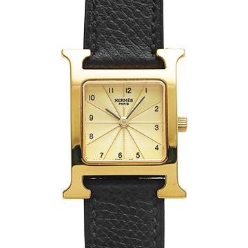 美品 HERMES Hウォッチ ゴールド 腕時計 Hウォッチ エルメス 時計(ゴールド)｜WATCHNIAN公式通販