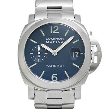 パネライ ルミノールマリーナ オートマティック PAM00069 ブルー メンズ 時計 【中古】【wristwatch】