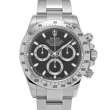 ロレックス コスモグラフ デイトナ 116520 ブラック メンズ 時計 【中古】【wristwatch】