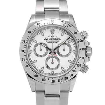 ロレックス コスモグラフ デイトナ 116520 ホワイト メンズ 時計 【中古】【wristwatch】