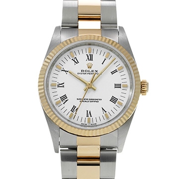 ロレックス オイスターパーペチュアル 34 14233M ホワイト メンズ 時計 【中古】【wristwatch】