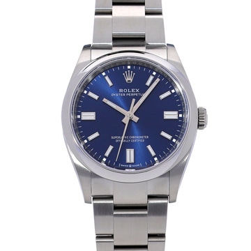ロレックス オイスターパーペチュアル 36 126000 ブライトブルー メンズ 時計 【中古】【wristwatch】