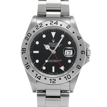 ロレックス エクスプローラーII 16570 ブラック メンズ 時計 【中古】【wristwatch】