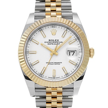 ロレックス デイトジャスト 41 126333 ホワイト メンズ 時計 【新品】【wristwatch】