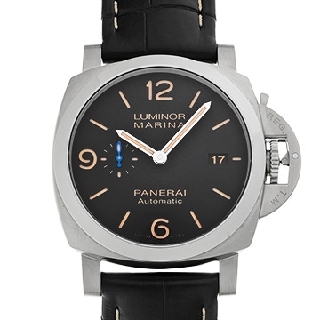 パネライ ルミノールマリーナ 1950 3デイズ アッチャイオ PAM01312 ブラック メンズ 時計 【中古】【wristwatch】