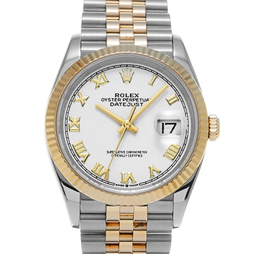ロレックス デイトジャスト 126233 ホワイト メンズ 時計 【中古】【wristwatch】