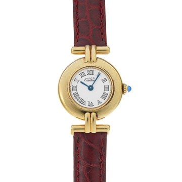 カルティエ マスト コリゼ ヴェルメイユ W1011554 ホワイト レディース 時計 【中古】【wristwatch】