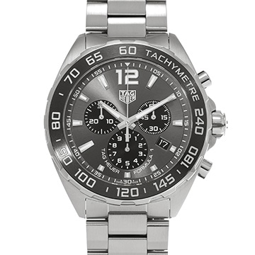 タグ ホイヤー フォーミュラ1 クォーツ クロノグラフ CAZ1011.BA0842 グレー/ブラック メンズ 時計 【中古】【wristwatch】