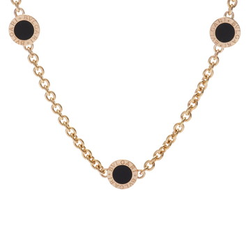 ブルガリ ブルガリブルガリ ネックレス 3モチーフ ゴールド K18イエローゴールド YG レディース ジュエリー 【中古】【jewelry】