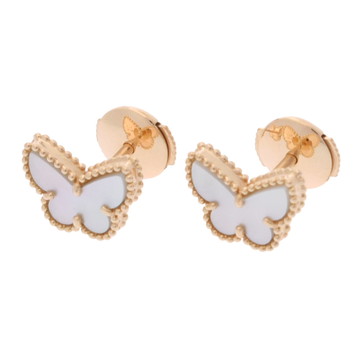 ヴァン クリーフ&アーペル スウィート パピヨン ピアス ゴールド VCARN5JM00 K18イエローゴールド YG レディース ジュエリー 【中古】【jewelry】