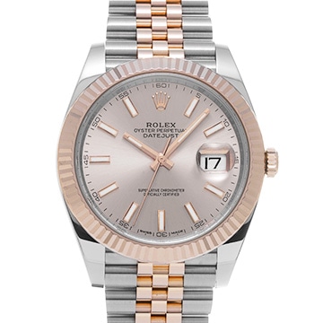 ロレックス デイトジャスト 41 126331 サンダスト メンズ 時計 【中古】【wristwatch】