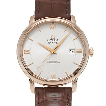 オメガ デ・ヴィル プレステージ コーアクシャル 424.53.40.20.02.001 シルバー メンズ 時計 【中古】【wristwatch】