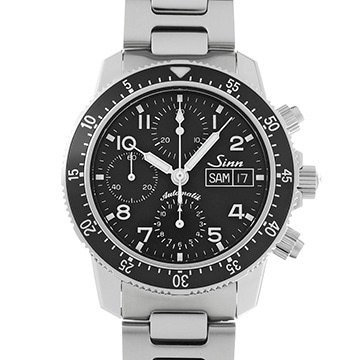 ジン 103シリ－ズ 103.B.SA.AUTO ブラック メンズ 時計 【中古】【wristwatch】