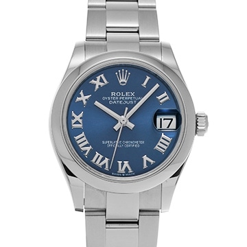 ロレックス デイトジャスト 31 278240 ブルー ユニセックス 時計 【中古】【wristwatch】